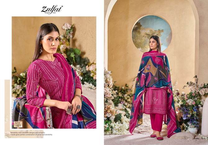 Tania Vol 5 By Zulfat Cotton Printed Dress Material Wholesale Clothing Suppliers In India
